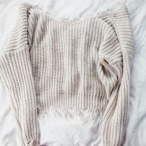 boutique knit sweater
